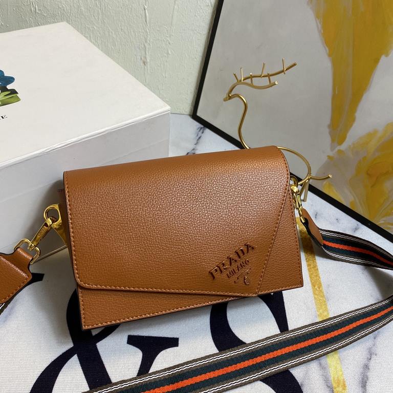 New   Official website exploded flap new    Prada  PRADA - flap sales champion models,   Model 2105  , configure two straps  , 2020 four seasons suitable for the fashionable shoulder straps women's bag models  Striped Sh