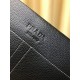 With box Prada presents   Luxury   Men's Clutch, Platinum in Selected Leather - High-grade Imported Cowhide, Imported Cowhide Lining Design   Uniform alignment [Bolt] Extra-large internal space   Unique design [Bolt] Fas