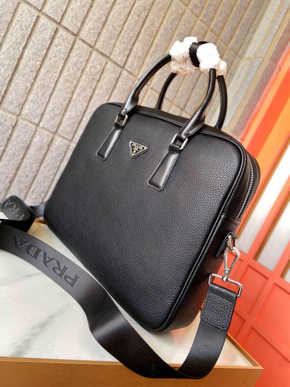 秘秘 [Prada 1857-3 】    European water goods handbag men's bags, heavy money to create a new channel goods   vibrant   ideal for men's   original hardware  LOGO clear and unparalleled   top original Head layer cowhide   qu