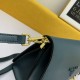 New Prada Flap Shoulder Crossbody Bag, Model 2103, Configured with Two Shoulder Straps, 2020 Summer New Fashion Women's Bag Shoulder Bag Striped Shoulder Leather Handbag,  3  Compartments [Strong] Size 27-17-10cm