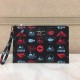 Exclusive  [Original Goods] Prada Clutch BagModel 8113Size 28-17Counter new    heavy hit version of the replica   original leather replica   leather super soft   oversized capacity   customized counter original hardware 