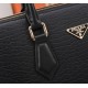 Top counter rats high-end goods 2023 latest hot models Prada double zipper imported head layer cowhide handheld briefcase hot models a large number of shipments, clamoring counter goods   top original single goods   pape