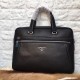 PRADA.   High-end men's business handbags Italy   Imported top quality cowhide leather  Impeccable hardware.  Designed by famous masters and experienced tailors Perfect shape Great on hand Unique design concept The first