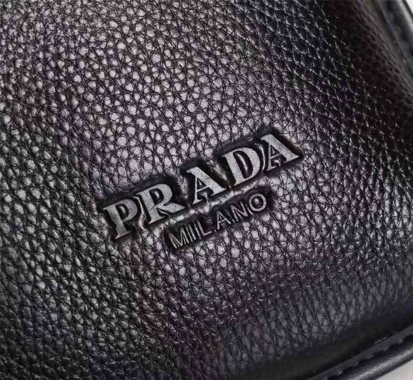 PRADA.Black.  workplace model. Size 33x25x6cm