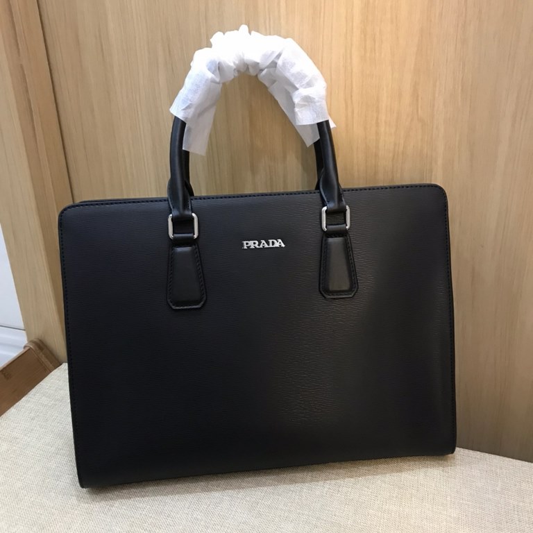 Out of the shipment [Heyha] PRADA Prada. Briefcase Genuine YKK hardware, get your hands on you understand how good Italy    imported striped cowhide (market exclusivity), removable shoulder strap, the size of the body ca