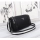 Top counter rat ruthless goods 2022 latest style Prada parachute tarpaulin with imported original leather casual crossbody bag fire models a large number of shipments to pull, clamoring counter goods   top original singl