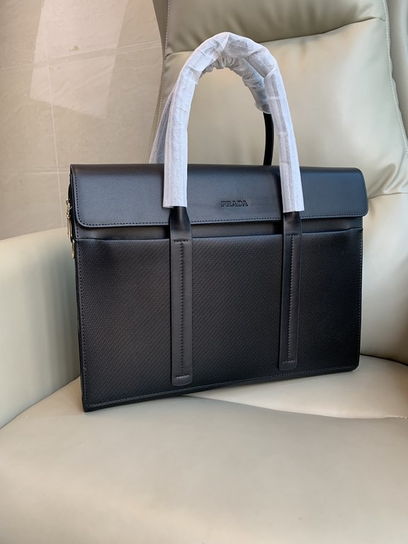 Top counter rat high-end goods 2023 latest hot models Prada imported flower leather handbag briefcase hot models large shipments, clamoring counter goods   top original single goods   paper talking about bragging rights 