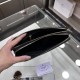 PRADA Prada New Clutch Bag Made of imported cross grain cowhide leather, top polished stainless steel finish metal accessories , front exterior triangular enamel logo, double-pull double-lock design is more practical and