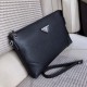 秘 [Prada 133-1 Clutch]    with a full set of packaging [color] European original single water goods handbags, heavy to create a new channel goods   Energetic   Ideal for men's   Original hardware  LOGO is clear and unpar