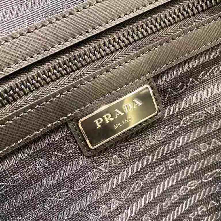 Model007PRADA-Prada latest travel bag  handbag   original quality counter synchronization using imported waterproof fabric with cowhide feel awesome can be shoulder can be handheld configuration code   on the body effect