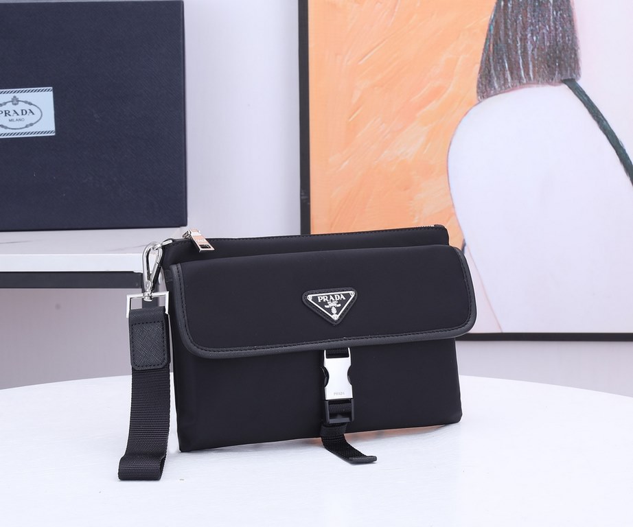 Batch [with original box] P family   Counter newest model handbag 2NH011 Arrival    Made of imported nylon waterproof fabric, detachable leather wrist, Prada logo lining, two inside pockets, one of them with a zipper, di