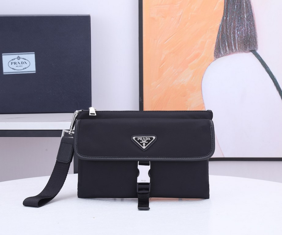 Batch [with original box] P family   Counter newest model handbag 2NH011 Arrival    Made of imported nylon waterproof fabric, detachable leather wrist, Prada logo lining, two inside pockets, one of them with a zipper, di