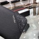 Original quality small zipper wallet [Size] 19-10-2.5 cm [Color] black High-end quality (top quality) [Material] Prada Counter OEM new Original imported cross grain cowhide Authentic imported YKK logo hardware and zipper