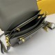 New Prada Flap Shoulder Crossbody Bag, Model 2103, Configured with Two Shoulder Straps, 2020 Summer New Fashion Women's Bag Shoulder Bag Striped Shoulder Leather Handbag,  3  Compartments [Strong] Size 27-17-10cm