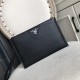 Top counter rat ruthless goods 2022 latest style Prada imported head layer flower leather men's clutch envelope bag fire models a large number of shipments to pull, clamoring counter goods  top original single goods  pap