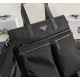 P's new men's bag, 2VG860, top quality goods, using into the parachute fabric, top hardware, compartment layer much, men's must-have, L34xH34.5cmX7cm,...