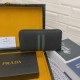 () [Original] Prada  [Model] 666097 small wallet [Size] 19-10-2.5cm [Color] black high-end quality (original authentic) [Material] Prada counter purchases classic  original imported   cowhide  authentic imports of YKK lo