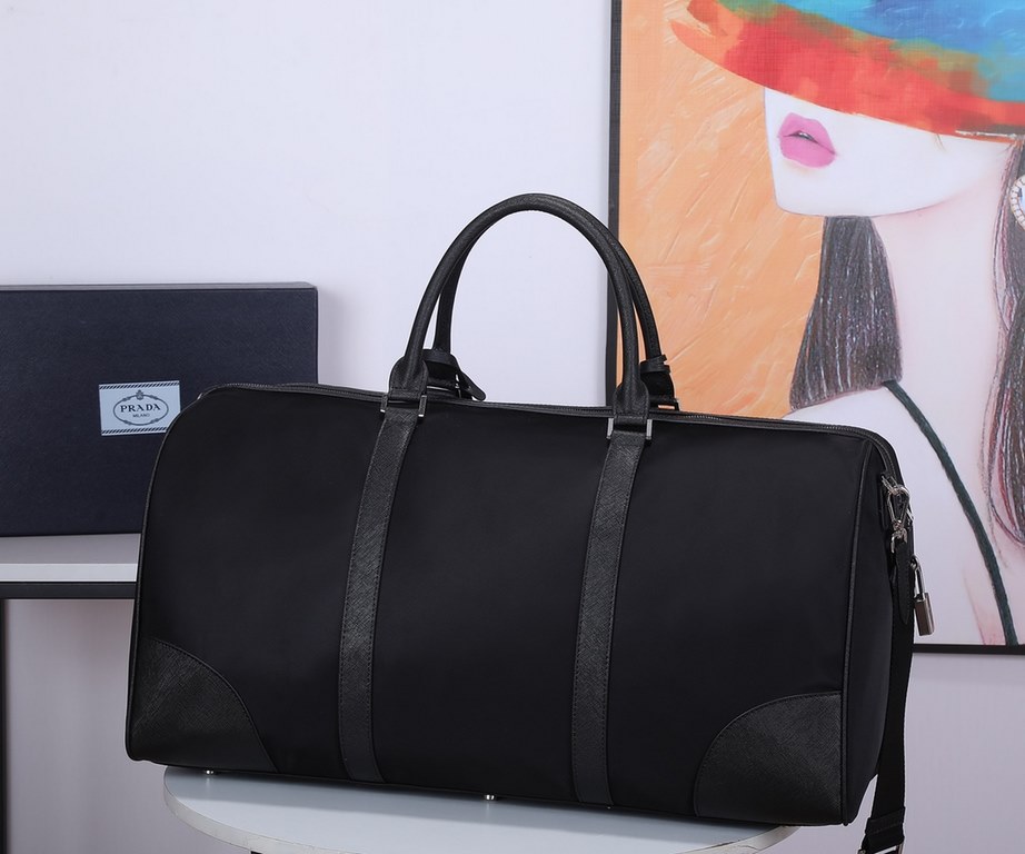 Batch Prada Prada    original single goods travel bag   handbag, model 2VC008. Made of original tarpaulin material, feel superb original quality   top workmanship electroplating hardware counter quality high-end goods   