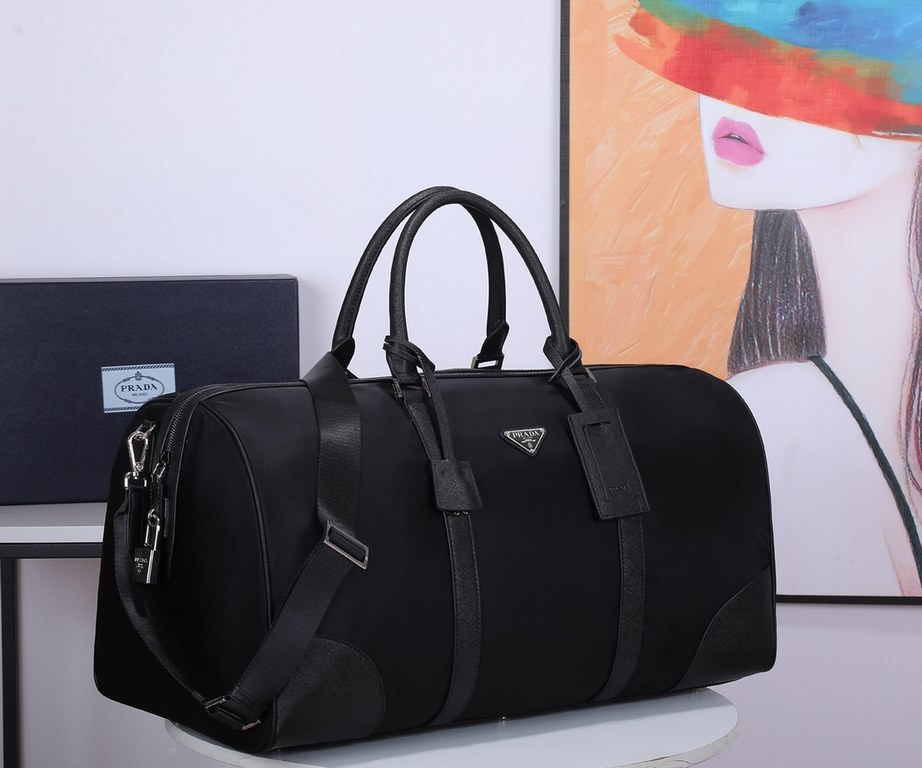 Batch Prada Prada    original single goods travel bag   handbag, model 2VC008. Made of original tarpaulin material, feel superb original quality   top workmanship electroplating hardware counter quality high-end goods   