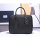 PRADA latest explosive models   Model P8018 [ counter private goods men's briefcase            ] original private goods quality! European original factory special cross grain cowhide ! The original hardware LOGO!   work 