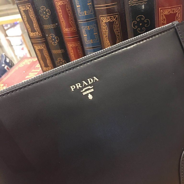 Original quality    top goods Prada handbags    classic hot shipping pull, without adding any effect) top imported original cowhide, ultra-high definition hardware logo logo, ultra-comfortable feel soft soft leather, ult