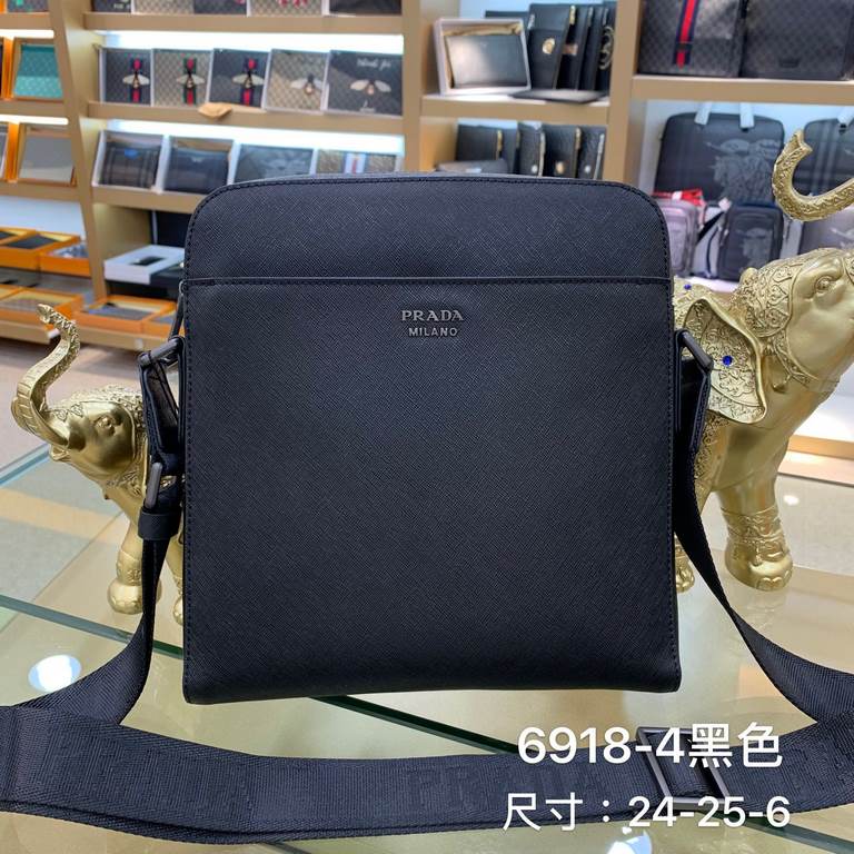 .   The original single official website 6918-4 # top original goods Prada counter latest models, high-end atmosphere, fashion and taste, the latest top counter Spanish grain cowhide, texture high-end atmosphere, super p