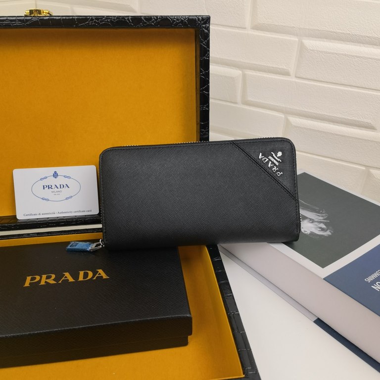 【Full Leather】【Original Quality Physical Photography Head Layer Leather】Small Model 666085 Imported Leather (Cross Grain Leather). Prada exquisite handcrafted production, using 100% imported cross grain leather, texture,