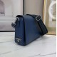 Original single 2106-2 # blue top original single goods Prada counter the latest models, high-end atmosphere, fashion and taste, the latest top counter imported first layer Spanish grain cowhide, texture high-end atmosph