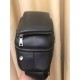 Prada front and back full leatherChest bag top high-end atmosphere imported original first layer cowhide, wear-resistant. Senior tailor three-dimensional tailoring perfect version of the upper body excellent design conce