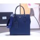 Batch [brand name] PRADA  Prada [product specifications] W31.5XH33.5XD7cm [product material] the original cross grain  original hardware  top handmade [classic color] gram color. Blue [Product Model] 2VE367