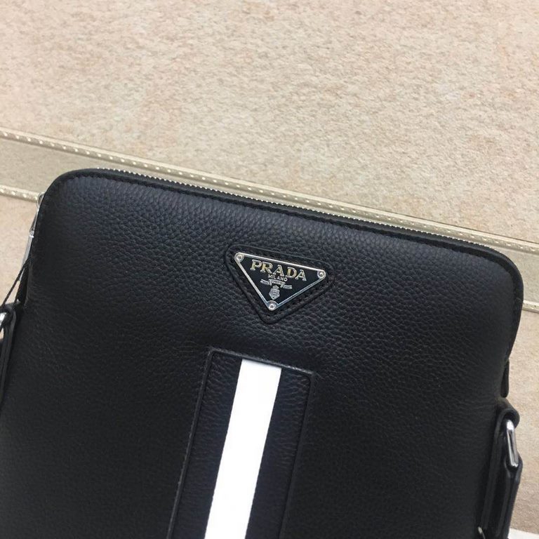 Original Leather Exclusive  [Original Goods] Prada Crossbody BagModel 28057-2Size 24-28-6Counter new    Heavy hit replica   original leather replica   leather super soft   oversized capacity   customized counter original