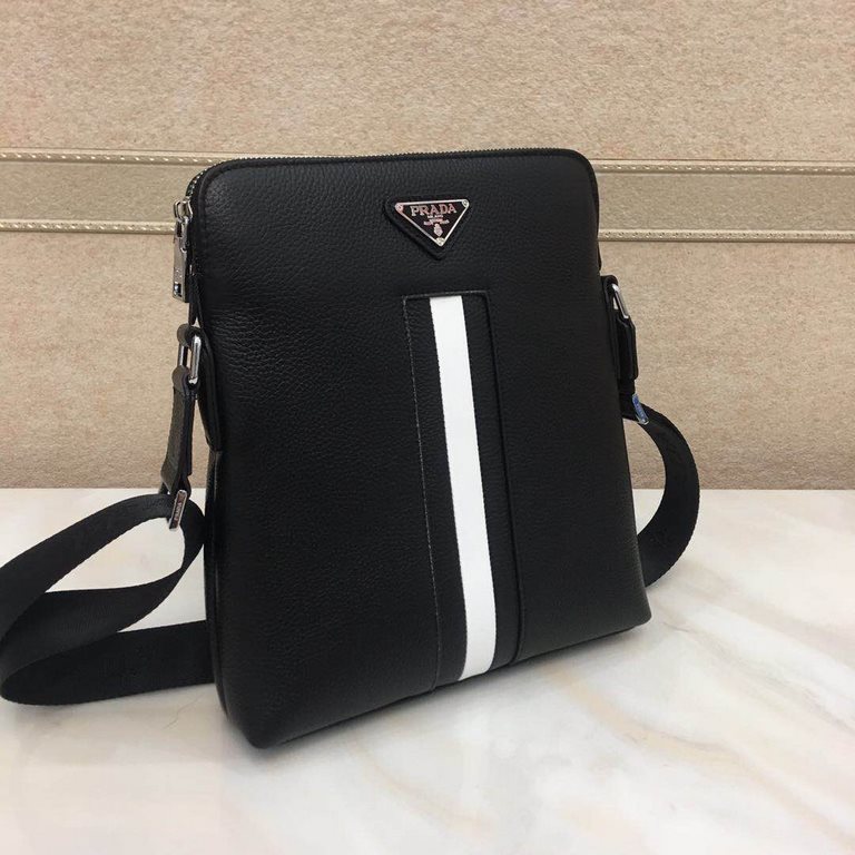 Original Leather Exclusive  [Original Goods] Prada Crossbody BagModel 28057-2Size 24-28-6Counter new    Heavy hit replica   original leather replica   leather super soft   oversized capacity   customized counter original