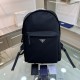 ORIGINAL QUALITY PRADA   PRADA   LATEST DUAL SHOULDER BACKPACK 2VZ071, made of imported Saffiano leather material and imported nylon fabric, adjustable nylon shoulder straps, brushed metal fittings, this nylon backpack w