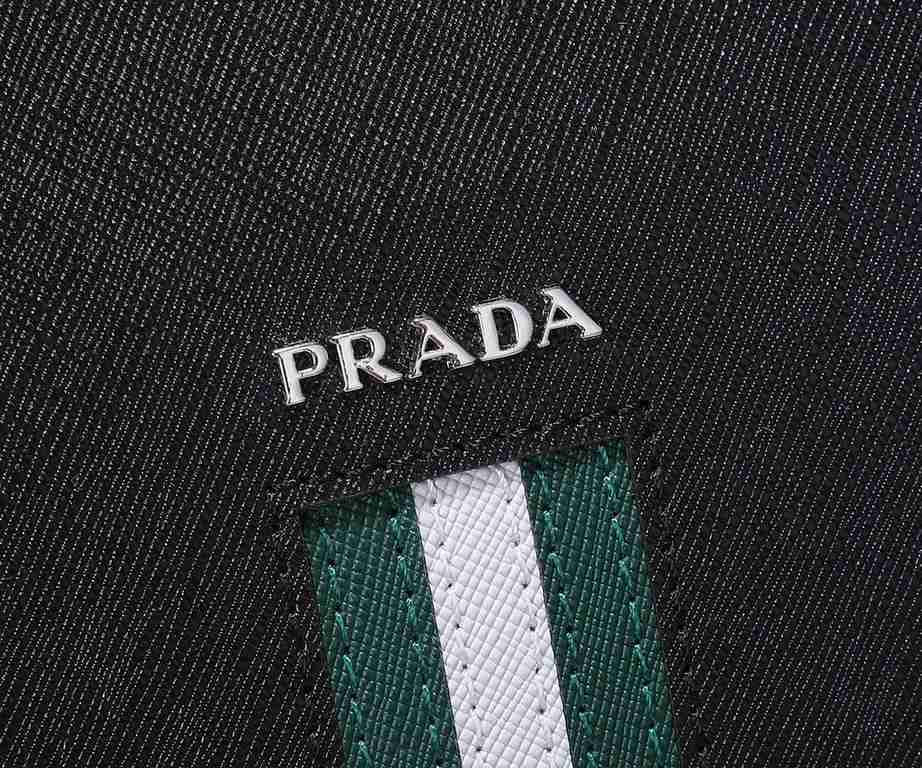 PRADA latest explosive models   original leather model 81189-3 (double zipper) [ counter private men's briefcase      ] the original private quality! European original factory special cross grain cowhide ! The original h