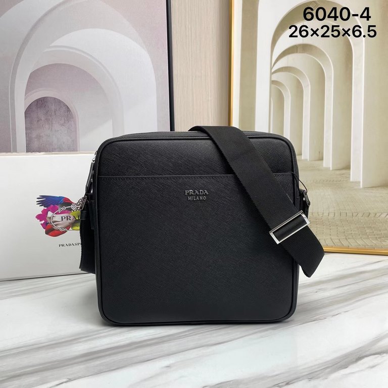 The original official network original single 6040-4 # top original single goods Prada counter the latest models, high-end atmosphere, fashion and taste, the latest top counter imported first layer Spanish grain cowhide,