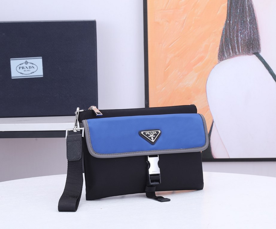 Batch [with original box] P family   Counter newest model handbag 2NH011 Arrival    Made of imported nylon waterproof fabric, detachable leather wrist, Prada logo lining, two inside pockets, one of them with a zipper, di