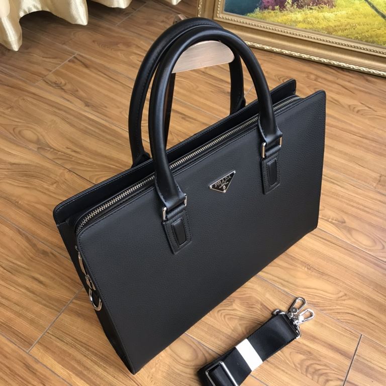 Out of the shipment [Heyha] PRADA Prada. Briefcase Genuine YKK hardware, get your hands on you understand how good Italy    imported brushed cowhide (market exclusivity), removable shoulder strap, the size of the body ca