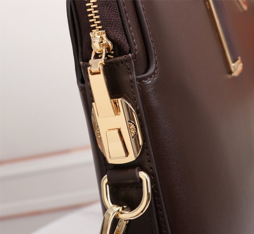 Top quality original single】2022 newest model Prada combination lock briefcase European original imported cowhide sketching iconic lines, using imported equipment, fashionable trend, counter quality, more front zipper po