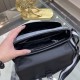 PRADA Prada new shoulder bag is shipped, fashionable style, high end gas! Made of first layer imported cross grain leather cow with waterproof nylon cloth, original hardware A must-have product for home travel  Model 951