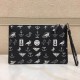 Exclusive  [Original Goods] Prada Clutch BagModel 8113Size 28-17Counter new    heavy hit version of the replica   original leather replica   leather super soft   oversized capacity   customized counter original hardware 