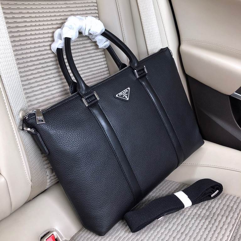 秘秘 [Prada 1836-3]    European water cargo handbag men's bags, heavy money to create a new channel goods   vibrant   ideal for men's   original hardware  LOGO clear and unparalleled   top original Head layer cowhide   qua