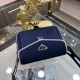 PRADA Prada new shoulder bag is shipped, fashionable style, high end gas! Made of first layer imported cross grain leather cow with waterproof nylon cloth, original hardware A must-have product for home travel  Model 951