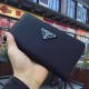 () [Original] PRADA Prada  [Model] 666047 small wallet [Size] 19-10-2.5cm [Color] black high-end quality (original authentic) [Material] PRADA counter purchases of the classic  the original imported   cowhide  authentic 