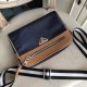 Top counter mouse goods 2022 latest style Prada nylon cloth with leather small crossbody bag universal models super hot mass shipment pull, clamoring counter goods   top original single goods   paper talking about braggi