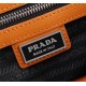 [Top original single quality] 2022 latest models Prada Double Lara shoulder bag crossbody bag European original imported Prada special cloth outlined cross grain pattern iconic lines, using imported equipment production,