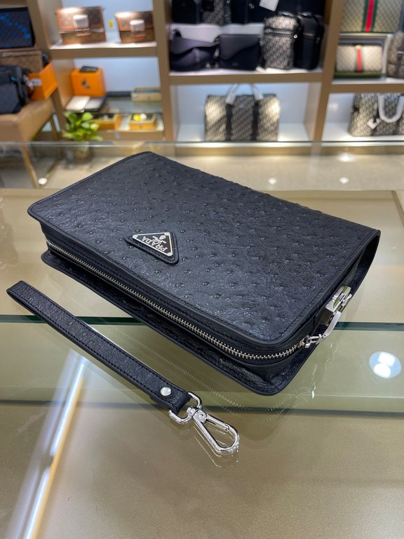 Original single.     Original single 1126 # black top original single goods Prada counter latest models, imported ostrich grain cowhide, high-end atmosphere, fashionable and tasteful, texture high-end atmosphere, super p