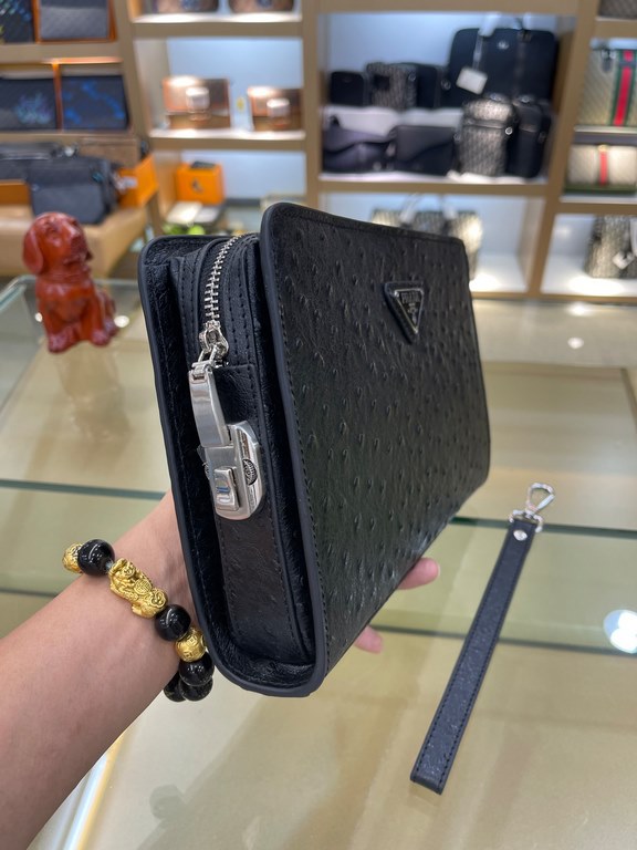 Original single.     Original single 1126 # black top original single goods Prada counter latest models, imported ostrich grain cowhide, high-end atmosphere, fashionable and tasteful, texture high-end atmosphere, super p