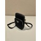 New Cell Phone Case Pouch 2ZT024  Crafted from innovative Re-Nylon recycled nylon, this cell phone case showcases a modern, urban look. Adjustable nylon webbing shoulder strap and drawstring closure present chic features