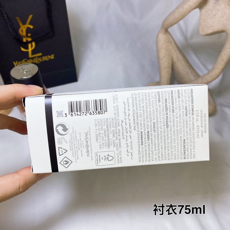 Original qualityBLOUSE shirtYanglin YSL2020 Saint Laurent New Scent High Definition Clothing Classic Perfume 75mlFloral Tones Damascus Rose Angelica DahuricaDamask rose in Angelica dahurica mobilizationDamascus rose, wit