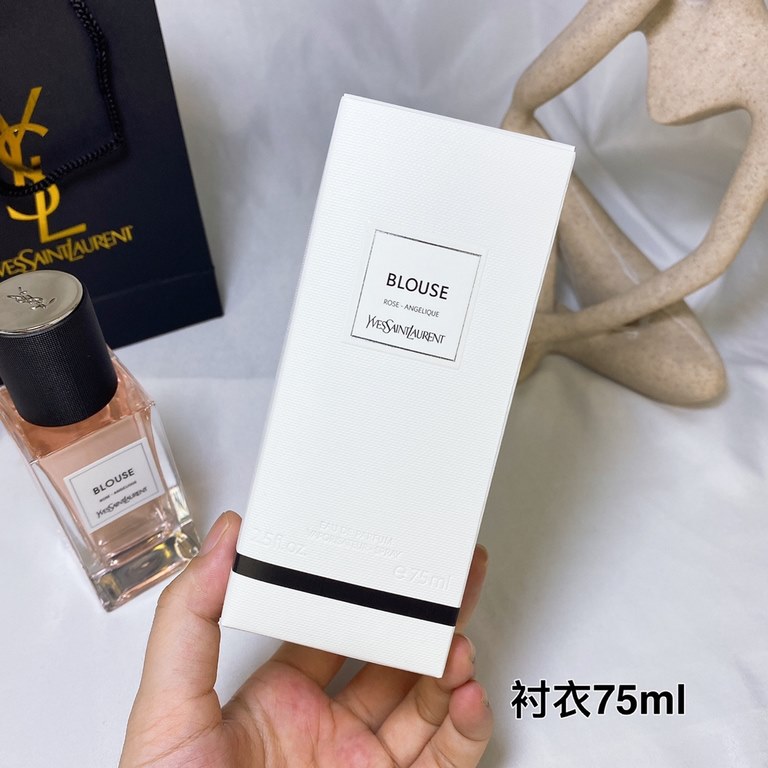 Original qualityBLOUSE shirtYanglin YSL2020 Saint Laurent New Scent High Definition Clothing Classic Perfume 75mlFloral Tones Damascus Rose Angelica DahuricaDamask rose in Angelica dahurica mobilizationDamascus rose, wit